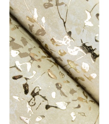4105-86430 - Arian Gold Inkburst Wallpaper by A Street
