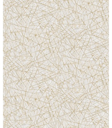 4105-86631 - Bulan Champagne Abstract Lines Wallpaper by A Street