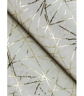4105-86631 - Bulan Champagne Abstract Lines Wallpaper by A Street