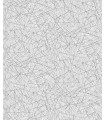 4105-86633 - Bulan Silver Abstract Lines Wallpaper by A Street