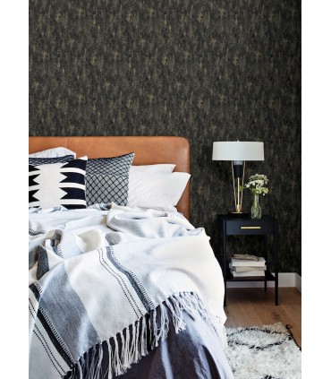 4105-86638 - Diorite Black Splatter Wallpaper by A Street