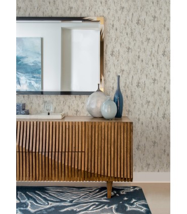 4105-86641 - Diorite Silver Splatter Wallpaper by A Street