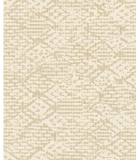4105-86622 - Helene Gold Glitter Geometric Wallpaper by A Street