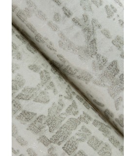 4105-86620 - Helene Silver Glitter Geometric Wallpaper by A Street