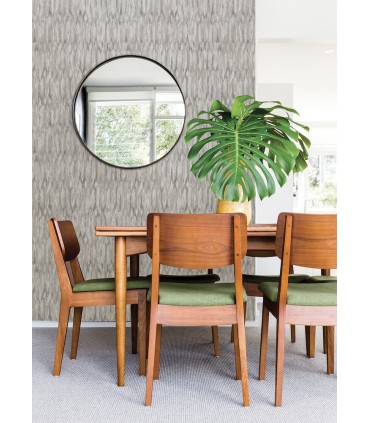 4105-86605 - Kintana Silver Abstract Trellis Wallpaper by A Street