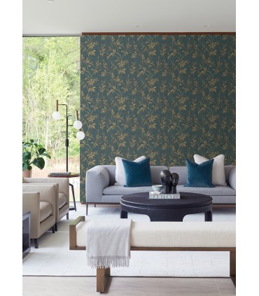 4105-86645 - Kupari Blue Trail Wallpaper by A Street