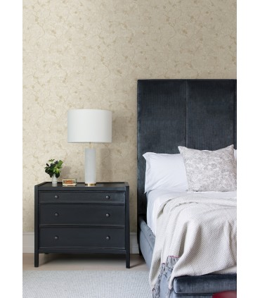 4105-86648 - Mahina Pearl Floral Vine Wallpaper by A Street