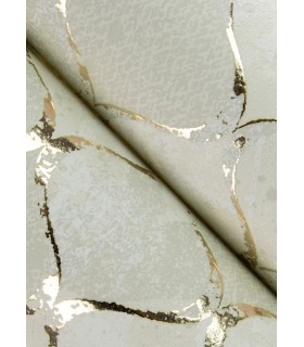 4105-86609 - Pilak Gold Ogee Tile Wallpaper by A Street