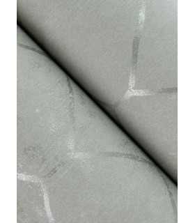 4105-86656 - Rauta Silver Hexagon Tile Wallpaper by A Street