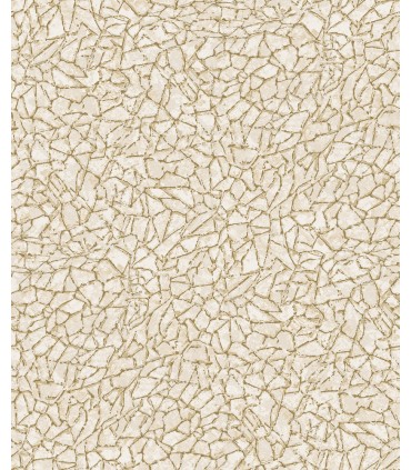4105-86625 - Soma Gold Metallic Crackling Wallpaper by A Street