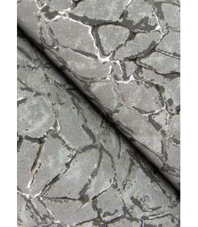 4105-86626 - Soma Sterling Metallic Crackling Wallpaper by A Street