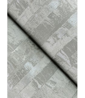 4105-86628 - Zinarliya Silver Column Wallpaper by A Street