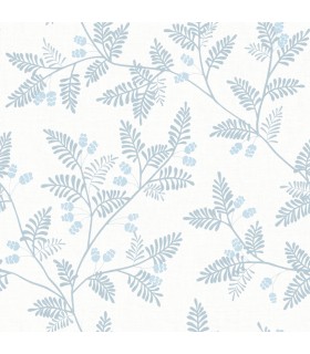 4074-26602 - Ardell Light Blue Botanical Wallpaper by A Street