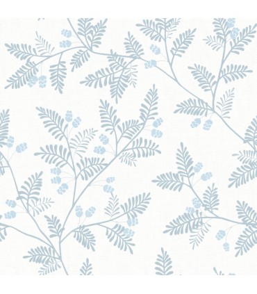 4074-26602 - Ardell Light Blue Botanical Wallpaper by A Street