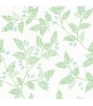 4074-26600 - Ardell Light Green Botanical Wallpaper by A Street