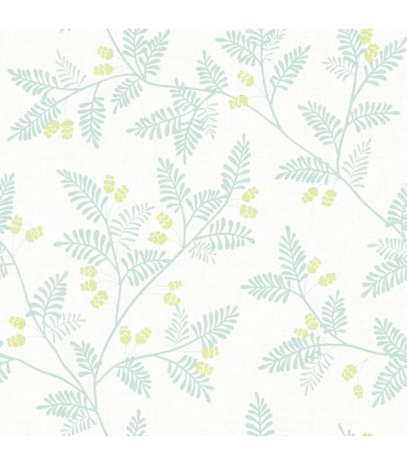 4074-26601 - Ardell Seafoam Botanical Wallpaper by A Street