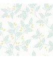 4074-26601 - Ardell Seafoam Botanical Wallpaper by A Street