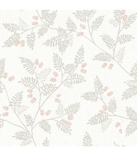 4074-26604 - Ardell Taupe Botanical Wallpaper by A Street