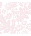 4074-87374 - Augusta Pink Flock Damask Wallpaper by A Street