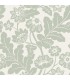 4074-87378 - Augusta Silver Flock Damask Wallpaper by A Street