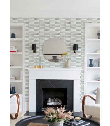 4074-26647 - Braden SageTile Wallpaper by A Street