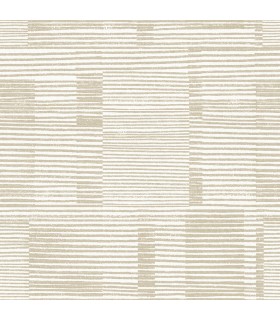 4074-26619 - Callaway Beige Woven Stripes Wallpaper by A Street