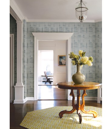 4074-26620 - Callaway Denim Woven Stripes Wallpaper by A Street