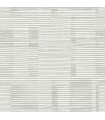 4074-26617 - Callaway Grey Woven Stripes Wallpaper by A Street