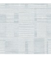 4074-26616 - Callaway Light Blue Woven Stripes Wallpaper by A Street