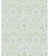 4074-26614 - Fernback Green Ornate Botanical Wallpaper by A Street