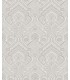 4074-26612 - Fernback Grey Ornate Botanical Wallpaper by A Street