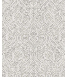 4074-26612 - Fernback Grey Ornate Botanical Wallpaper by A Street