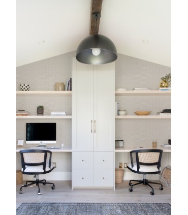 4074-26648 - Glynn Lavender Chevron Wallpaper by A Street