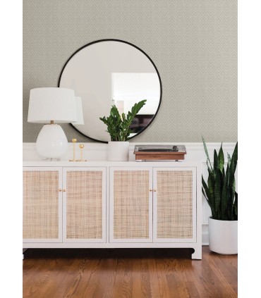 4074-26652 - Glynn Light Grey Chevron Wallpaper by A Street