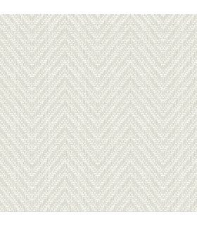 4074-26651 - Glynn Silver Chevron Wallpaper by A Street