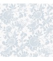 4074-26631 - Helen Light Blue Floral Trail Wallpaper by A Street