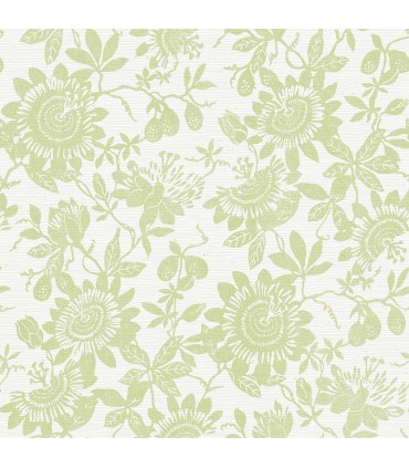 4074-26628 - Helen Light Green Floral Trail Wallpaper by A Street