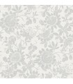 4074-26629 - Helen Light Grey Floral Trail Wallpaper by A Street
