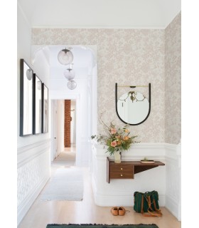 4074-26630 - Helen Mauve Floral Trail Wallpaper by A Street