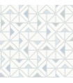 4074-26635 - Jekyl Blue Triangles Wallpaper by A Street