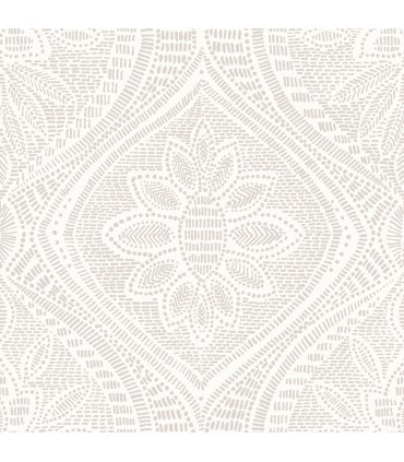 4074-26641 - Scout Lavender Floral Ogee Wallpaper by A Street