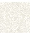 4074-26639 - Scout Light Grey Floral Ogee Wallpaper by A Street