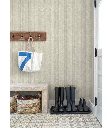 4074-26658 - Simon Beige Woven Texture Wallpaper by A Street
