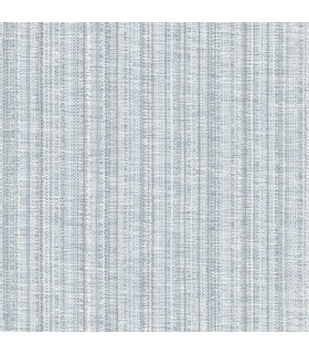 4074-26656 - Simon Blue Woven Texture Wallpaper by A Street