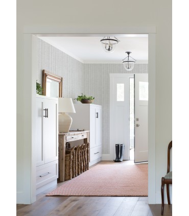 4074-26660 - Simon Light Grey Woven Texture Wallpaper by A Street