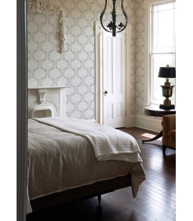 4074-26625 - Zaria Grey Topiary Wallpaper by A Street