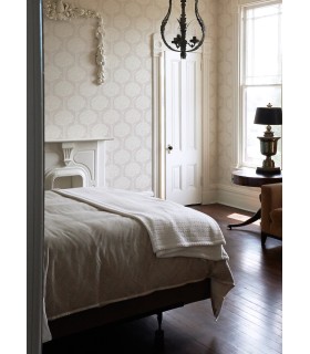 4074-26623 - Zaria Lavender Topiary Wallpaper by A Street