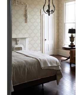 4074-26626 - Zaria Taupe Topiary Wallpaper by A Street