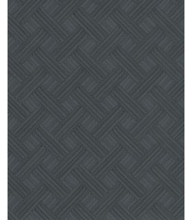 RRD7646 - Wickwork Wallpaper 52" Width-Industrial Interiors by York