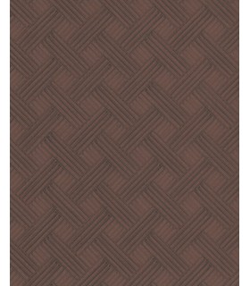 RRD7649 - Wickwork Wallpaper 52" Width-Industrial Interiors by York